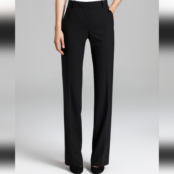 NWT Theory Emery 2 Urban Black Pants Size 2 - Picture 2 of 6